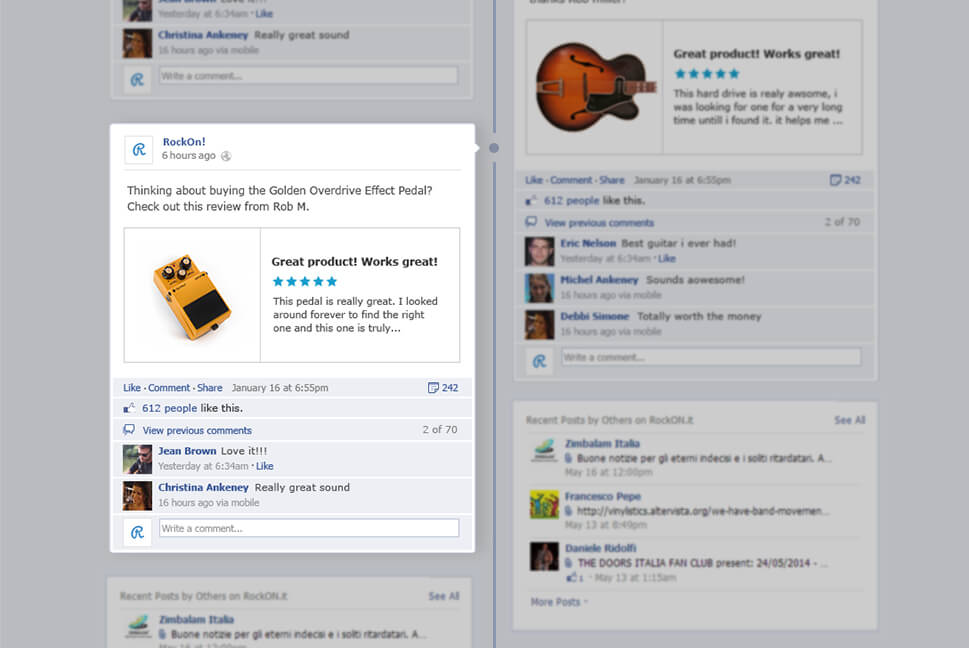 Yotpo Review Facebook Share