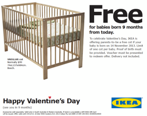 ikea valentine's day marketing