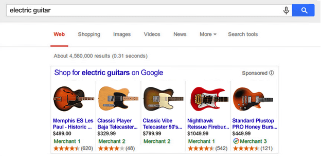 Google Product Listing Ad