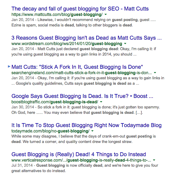 guest posting is dead