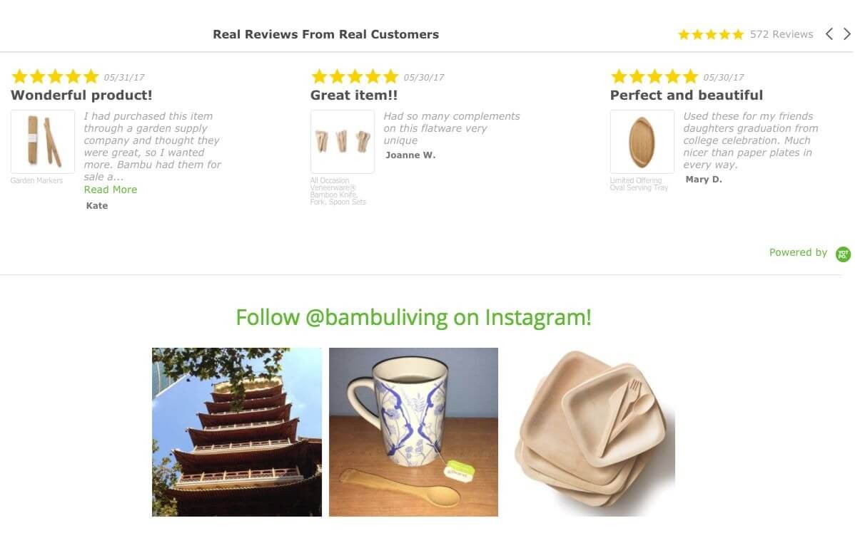 Feature top reviews on your homepage - Yotpo