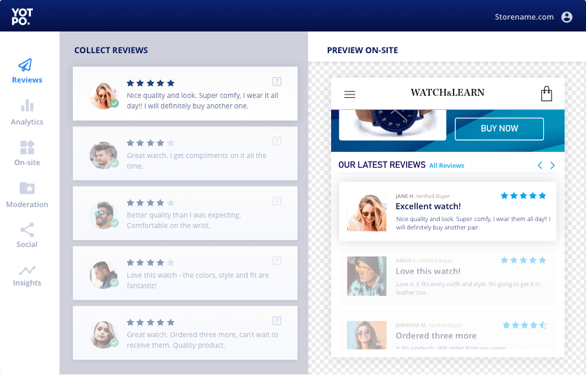Reviews & Ratings Platform | Yotpo