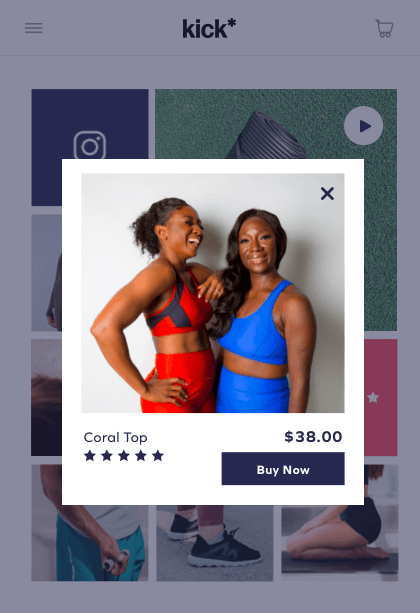 Shoppable galleries
