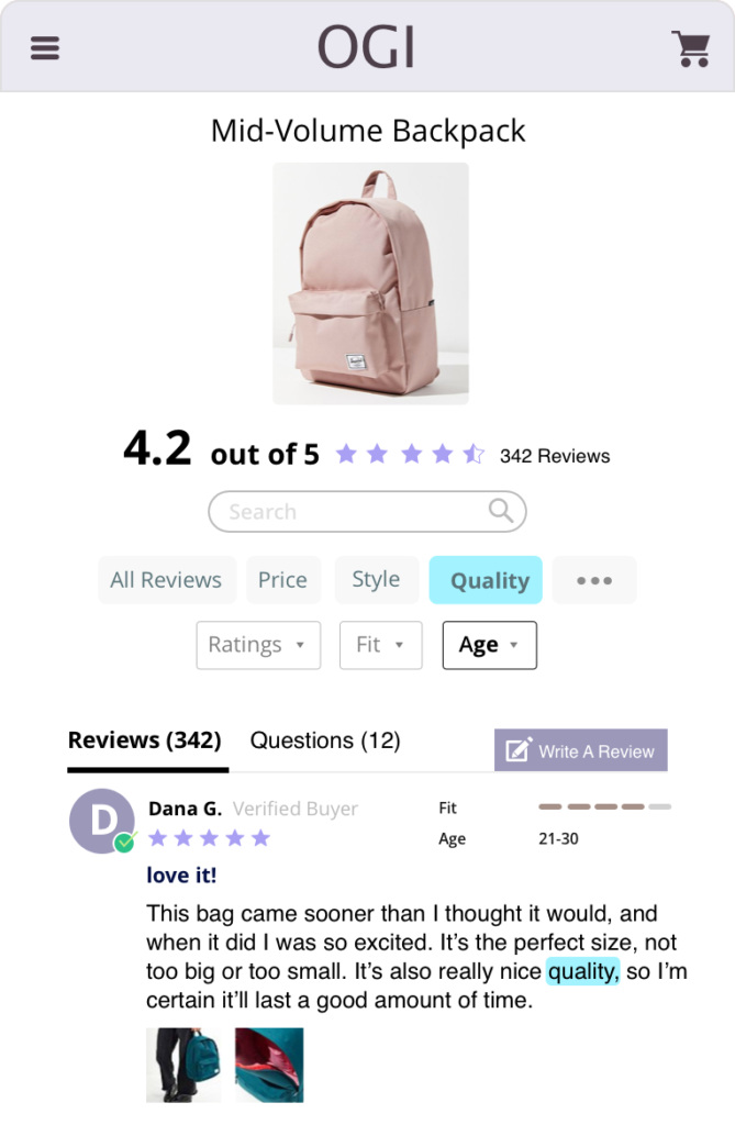 onsite warby parker Copy@2x Yotpo Focus: Reinventing Product Pages with AI and Reviews 1 yotpo focus smart filters