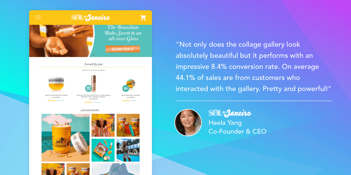 customer photo galleries