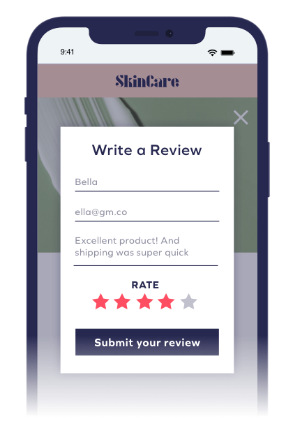 Collect New Reviews In App