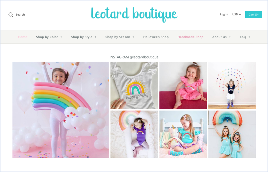leotardboutique The Best Shopify Store Examples That Will Inspire Your Brand 17