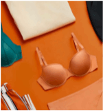 orange bra on orange table
