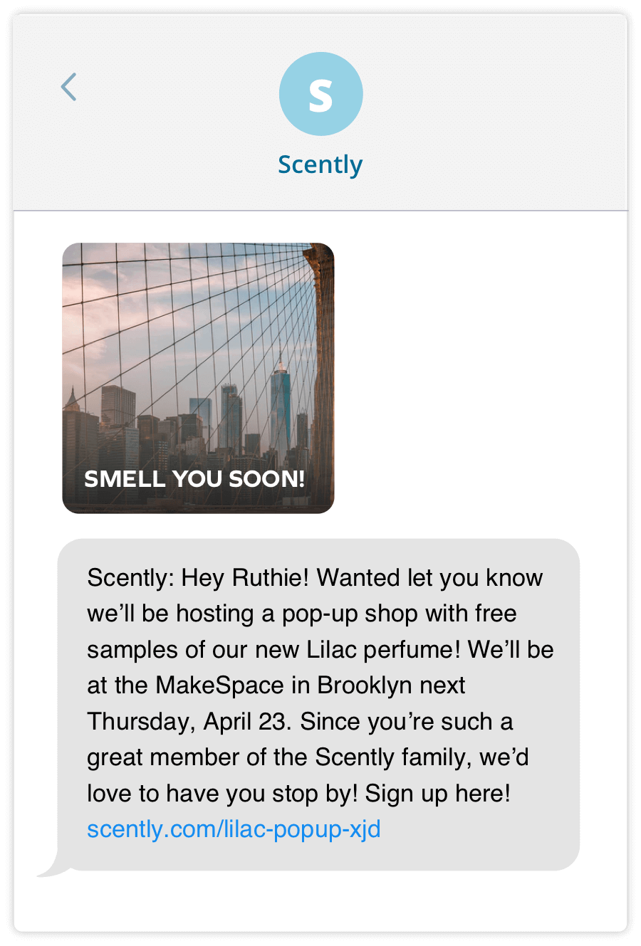 experience messaging
