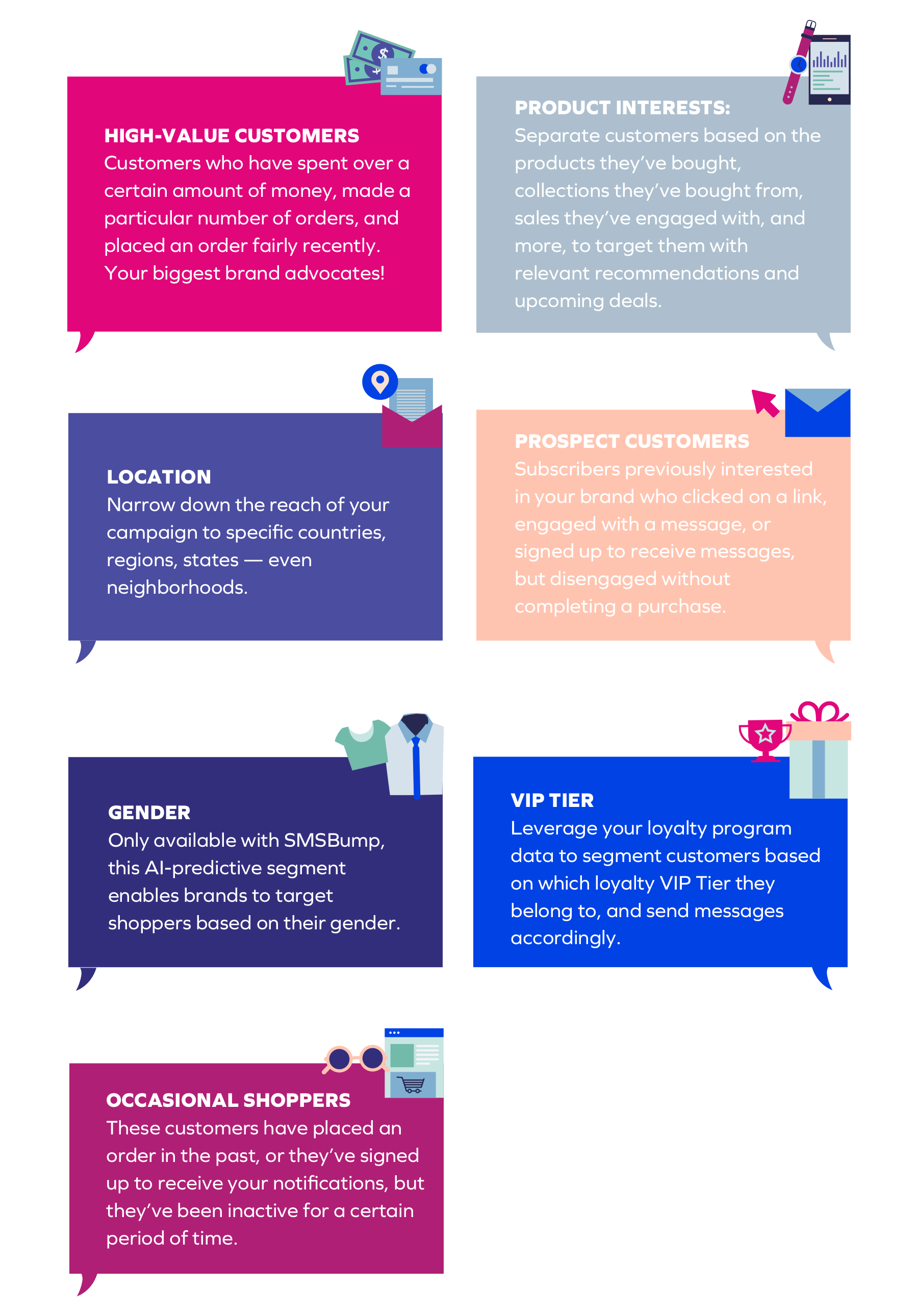 specific segment examples