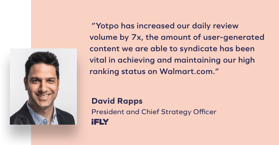 Quote from David Rapps, the President and Chief Strategy Officer of iFLY