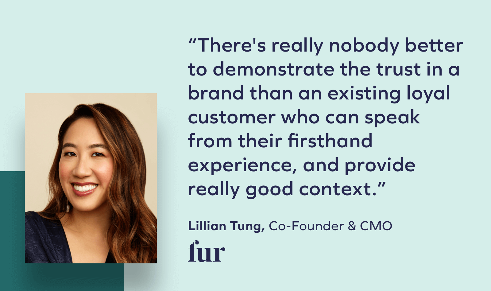 Lillian Tung, Co-Founder and CMO of Fur