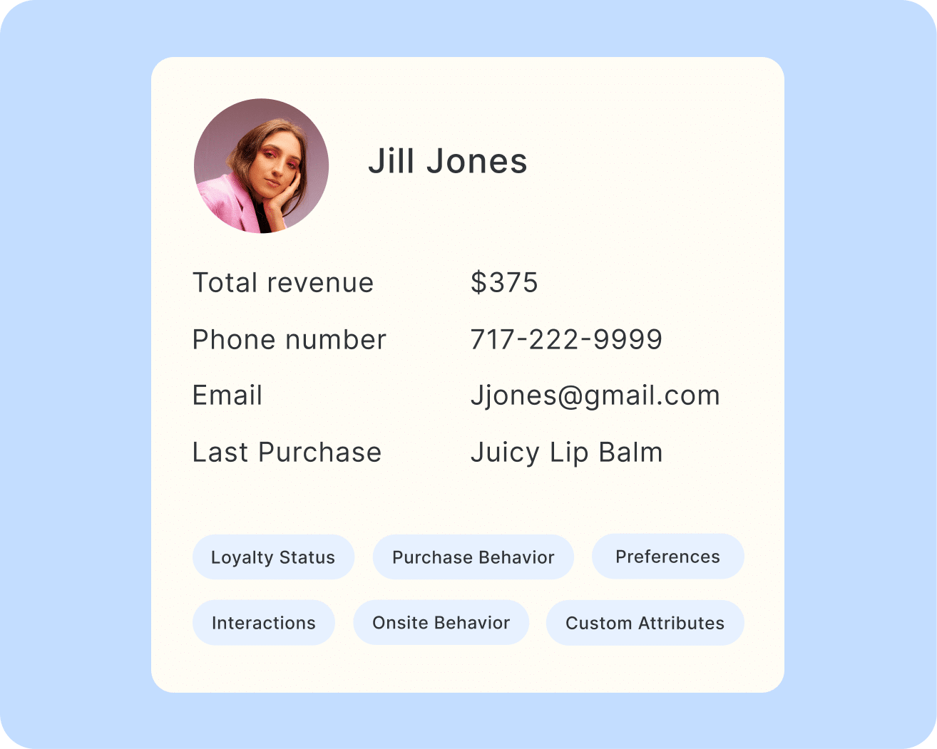 customer segmentation platform mockup