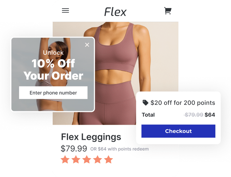 Main mobile interface