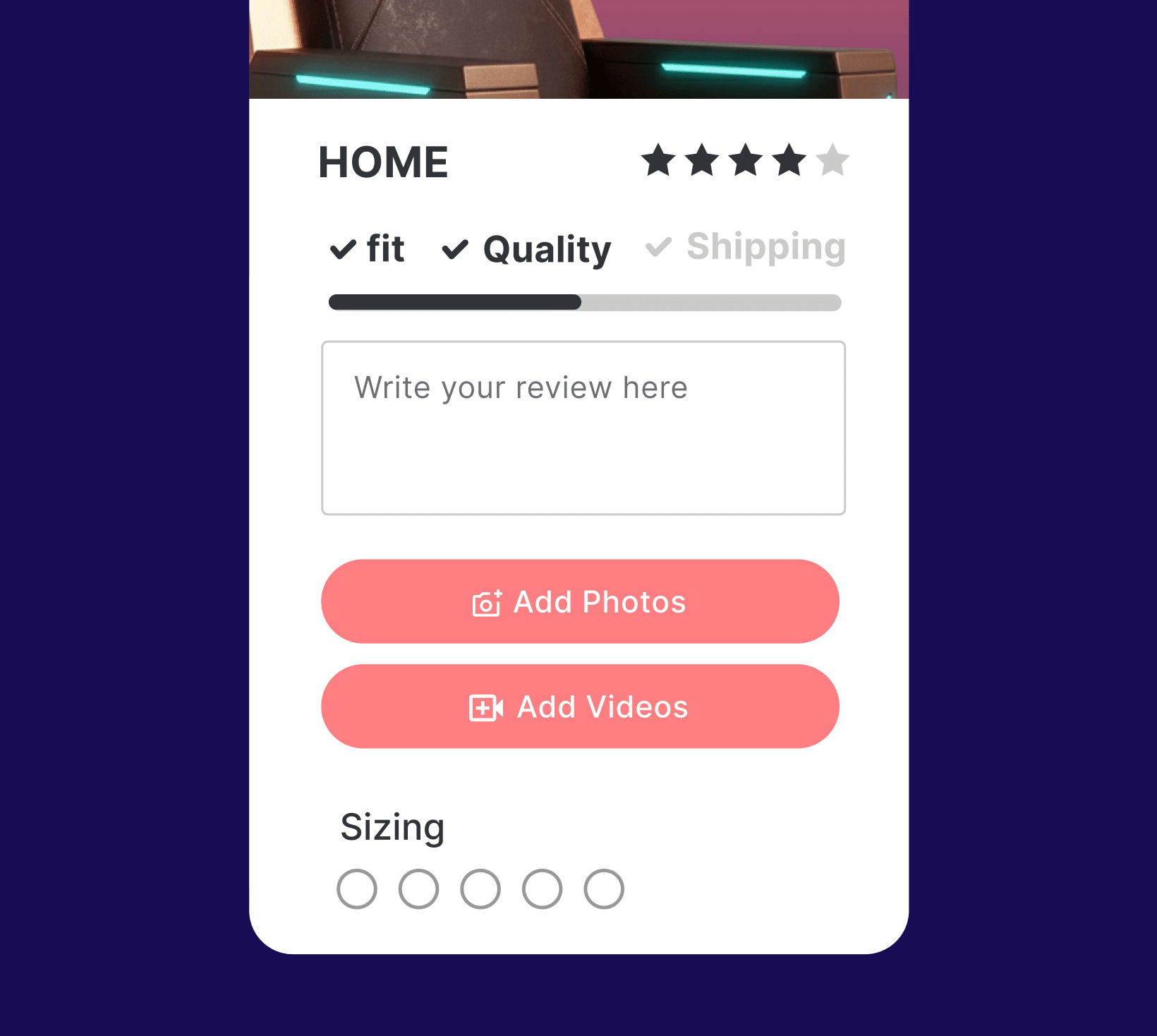 Incentivize In-Home Photos