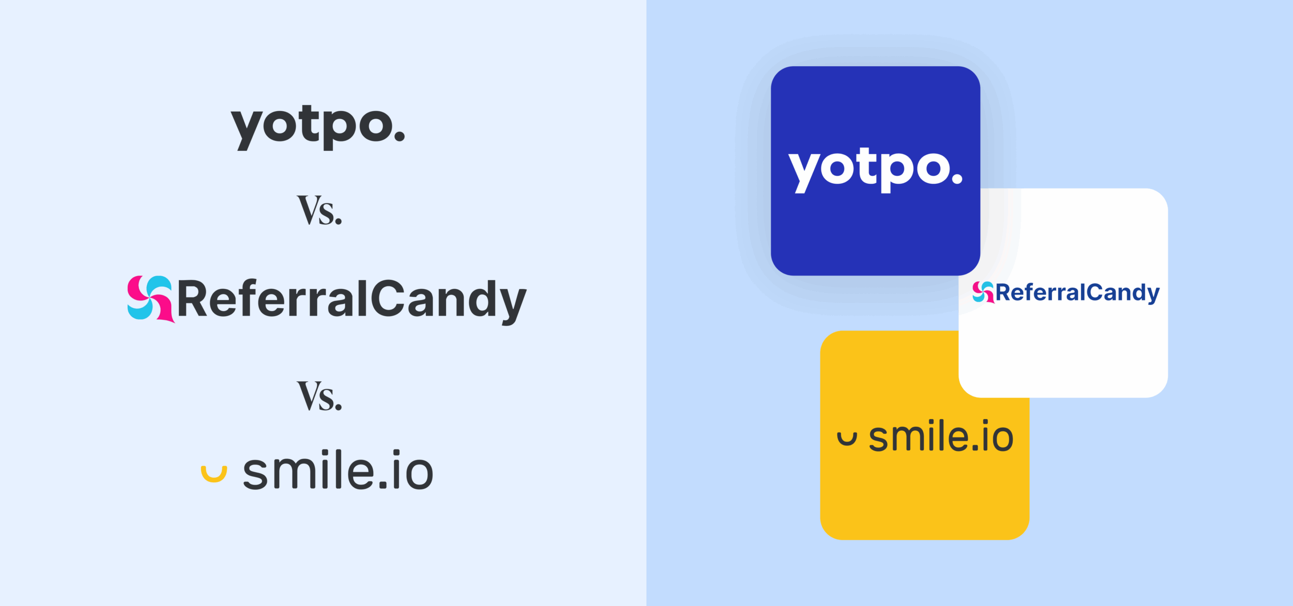 Yotpo vs. ReferralCandy vs. Smile.io: A Head-to-Head Analysis