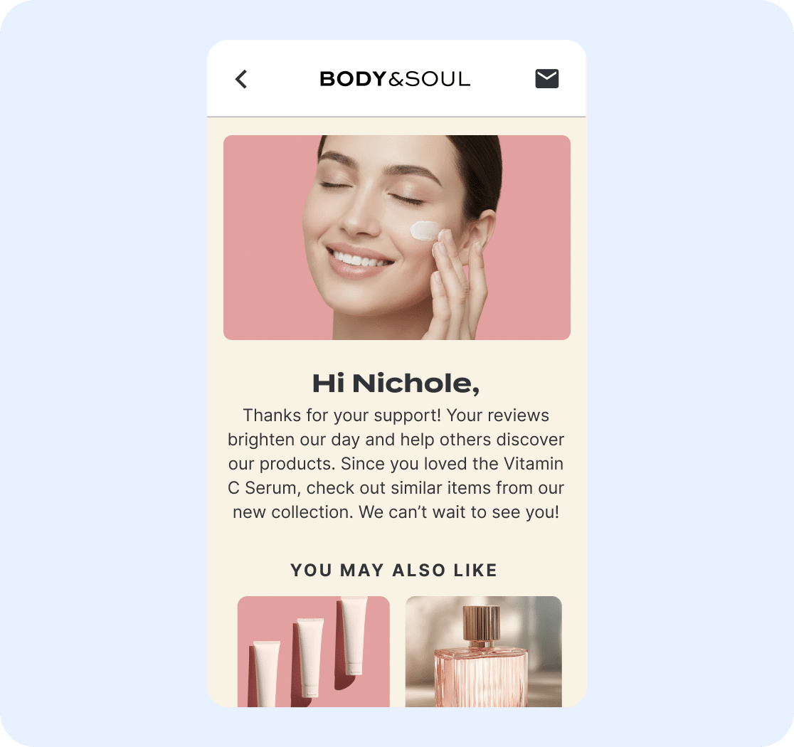 Create segments based on reviews