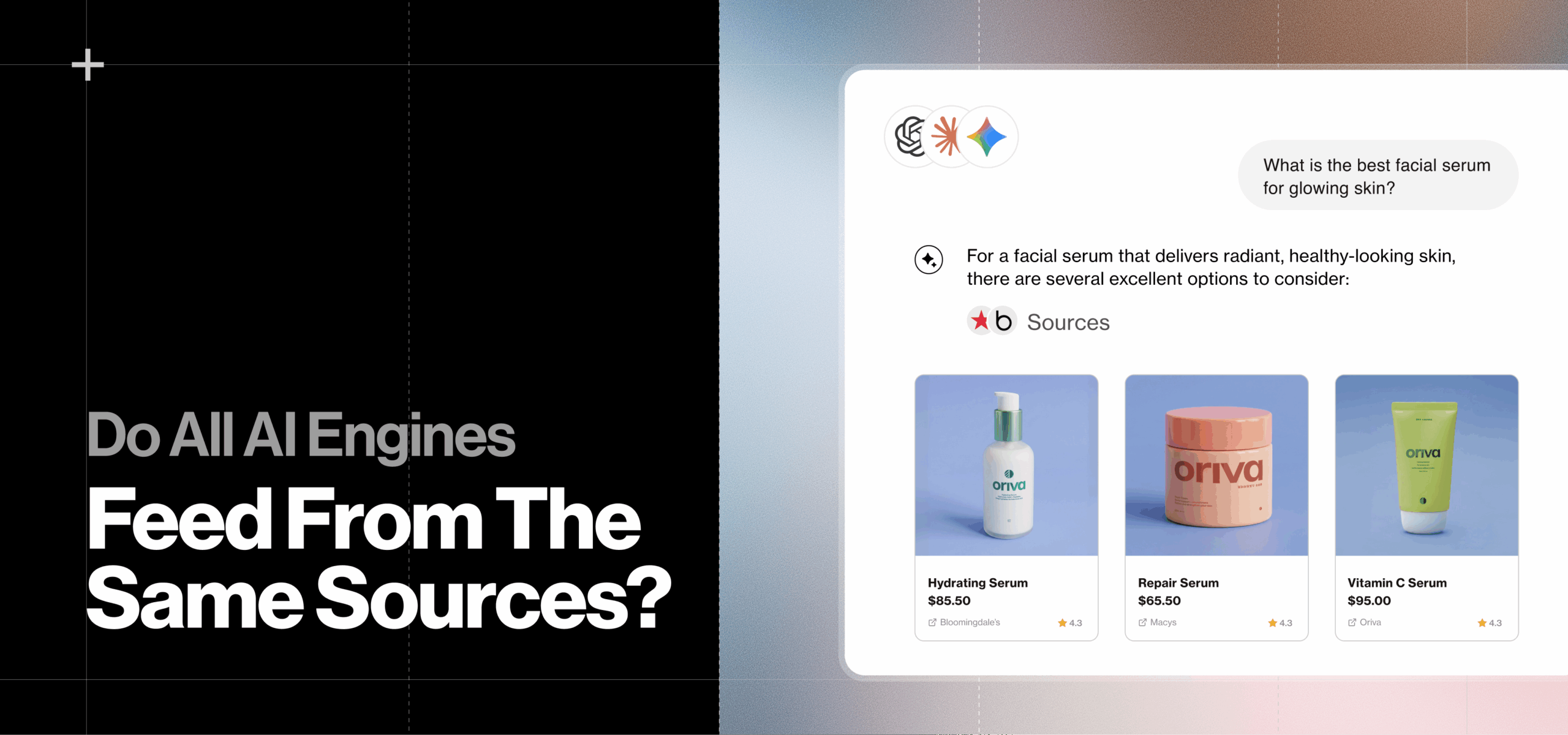 Do All AI Engines Feed From the Same Sources?
