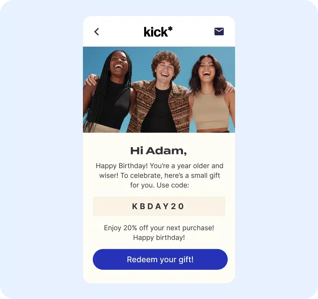 Trigger-loyalty-messages